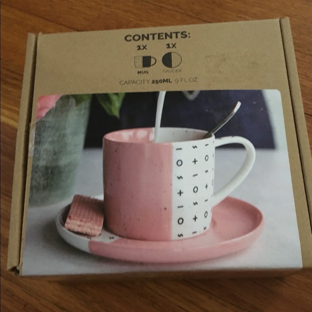 Dipped  Mug & Saucer